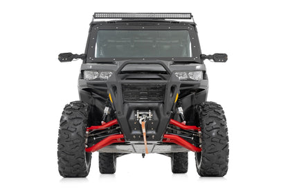 Aluminum Control Arms High Clearance w/ 2 Inch Forward Offset Red Can-Am Defender HD Rough Country