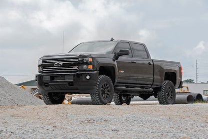 3.5 Inch Lift Kit Vertex w/ Overloads Red Silverado/Sierra 2500HD/3500HD (11-19) Rough Country