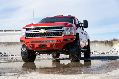 3.5 Inch Knuckle Lift Kit V2 w/ Overloads Red Silverado/Sierra 2500HD/3500HD (11-19) Rough Country