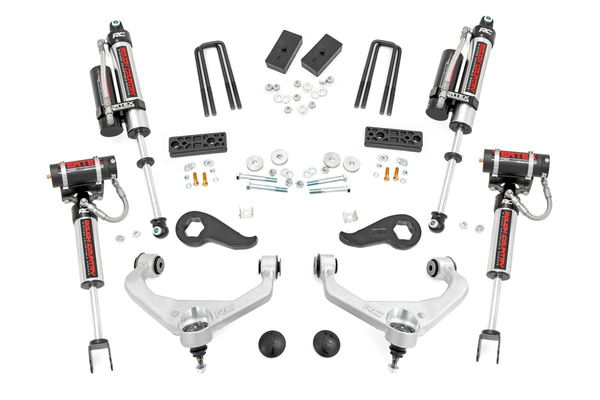 3 Inch Lift Kit Vertex w/ Overloads Silverado/Sierra 2500HD/3500HD (20-26) Rough Country