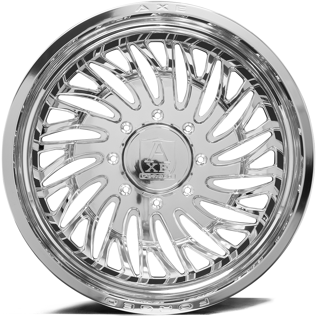 AXE WHEELS AF10 DUALLY (front left) - FULLY POLISHED