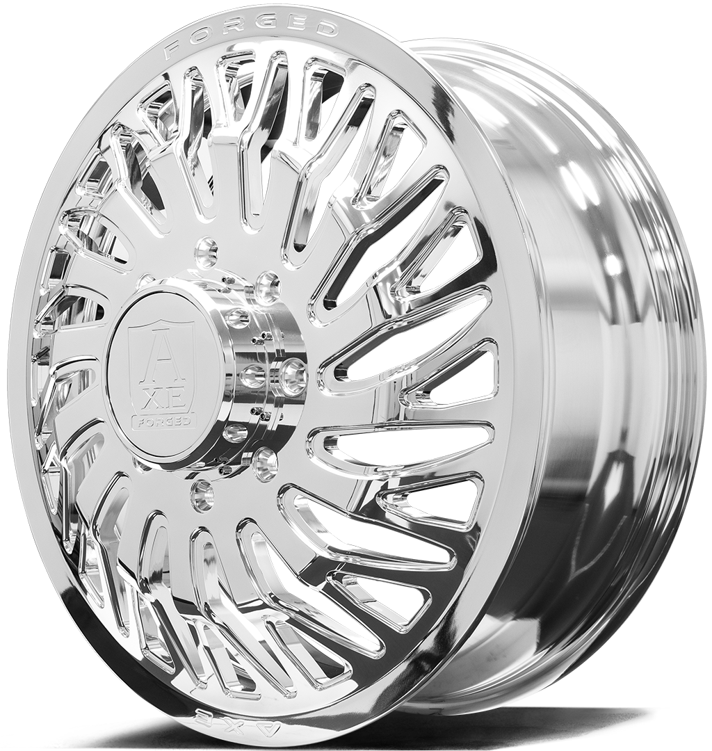 AXE WHEELS AF10 DUALLY (front right) - FULLY POLISHED