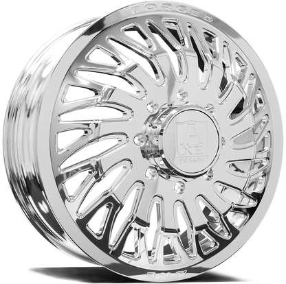 AXE WHEELS AF10 DUALLY (front left) - FULLY POLISHED