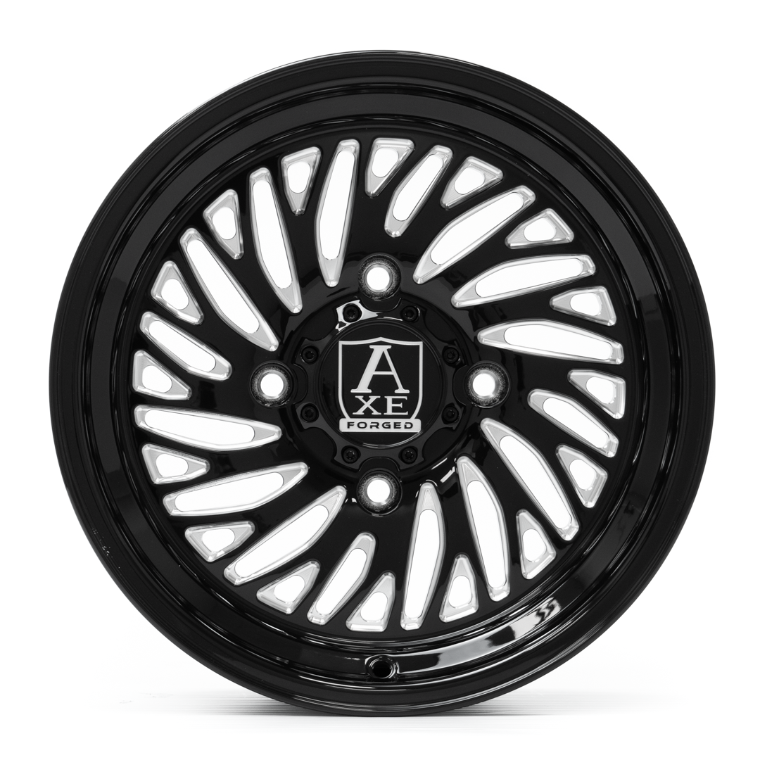 AXE WHEELS AF10 UTV (right) - GLOSS BLACK MILLED