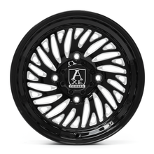 AXE WHEELS AF10 UTV (left) - GLOSS BLACK MILLED