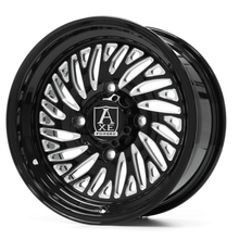 AXE WHEELS AF10 UTV (right) - GLOSS BLACK MILLED