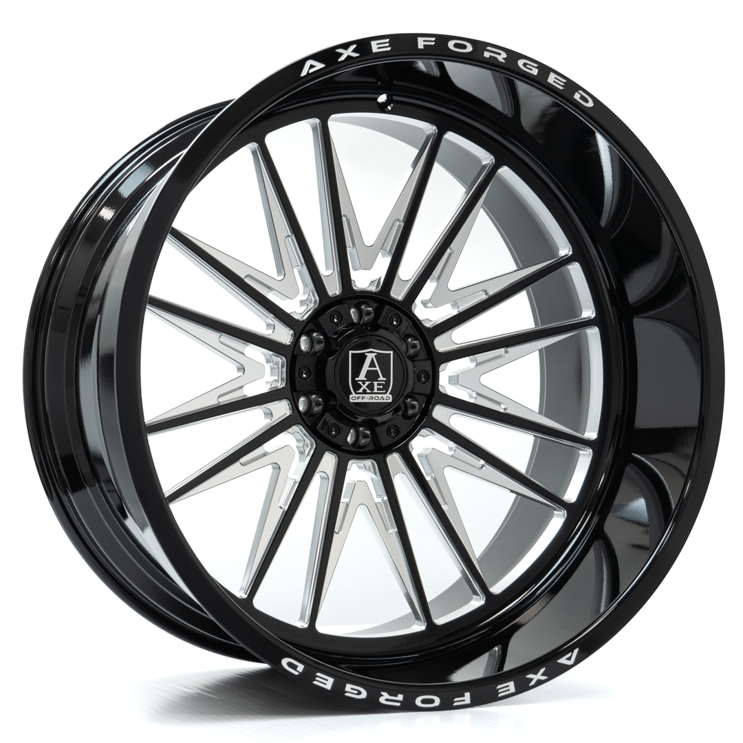AXE WHEELS AF12 Forged - GLOSS BLACK MILLED