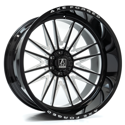 AXE WHEELS AF12 Forged - GLOSS BLACK MILLED