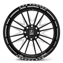 AXE WHEELS AF12 Forged - GLOSS BLACK MILLED