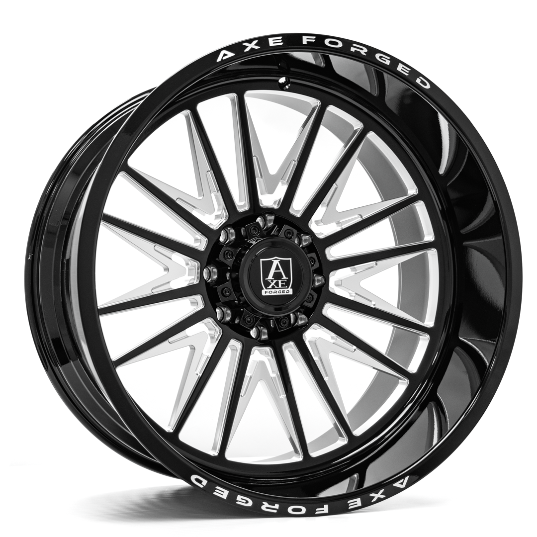 AXE WHEELS AF12 Forged - GLOSS BLACK MILLED