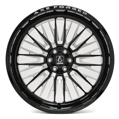 AXE WHEELS AF14 Lex Forged - GLOSS BLACK MILLED