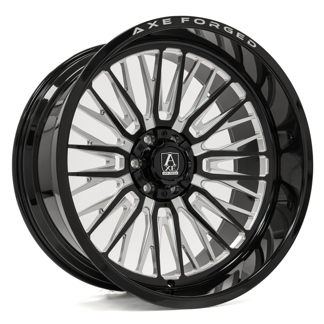 AXE WHEELS AF14 Lex Forged - GLOSS BLACK MILLED