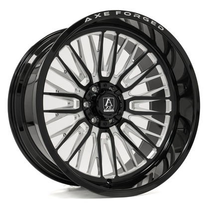 AXE WHEELS AF14 Lex Forged - GLOSS BLACK MILLED