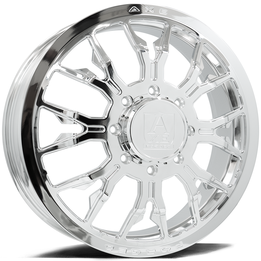 AXE WHEELS AF6 DUALLY (front) - FULLY POLISHED