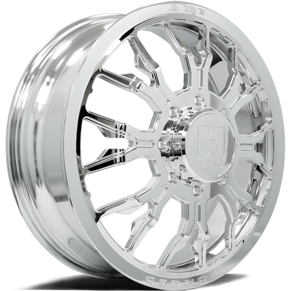 AXE WHEELS AF6 DUALLY (front) - FULLY POLISHED