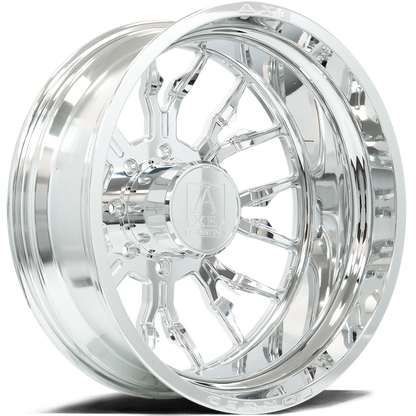 AXE WHEELS AF6 DUALLY (front) - FULLY POLISHED