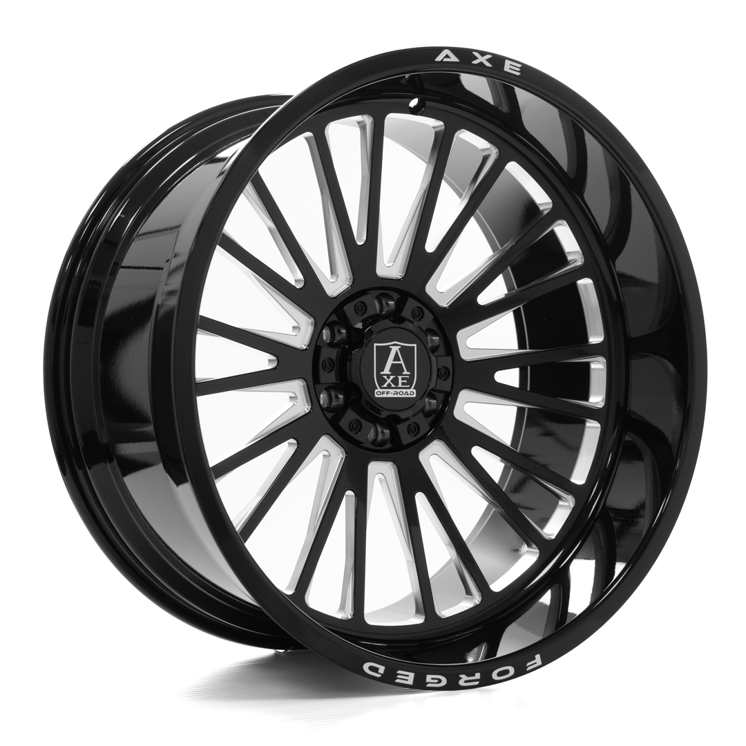 AXE WHEELS AF7 Forged - GLOSS BLACK MILLED
