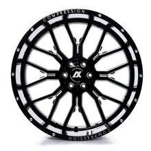 AXE WHEELS AX6.0 - GLOSS BLACK MILLED