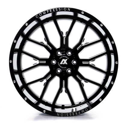 AXE WHEELS AX6.0 - GLOSS BLACK MILLED