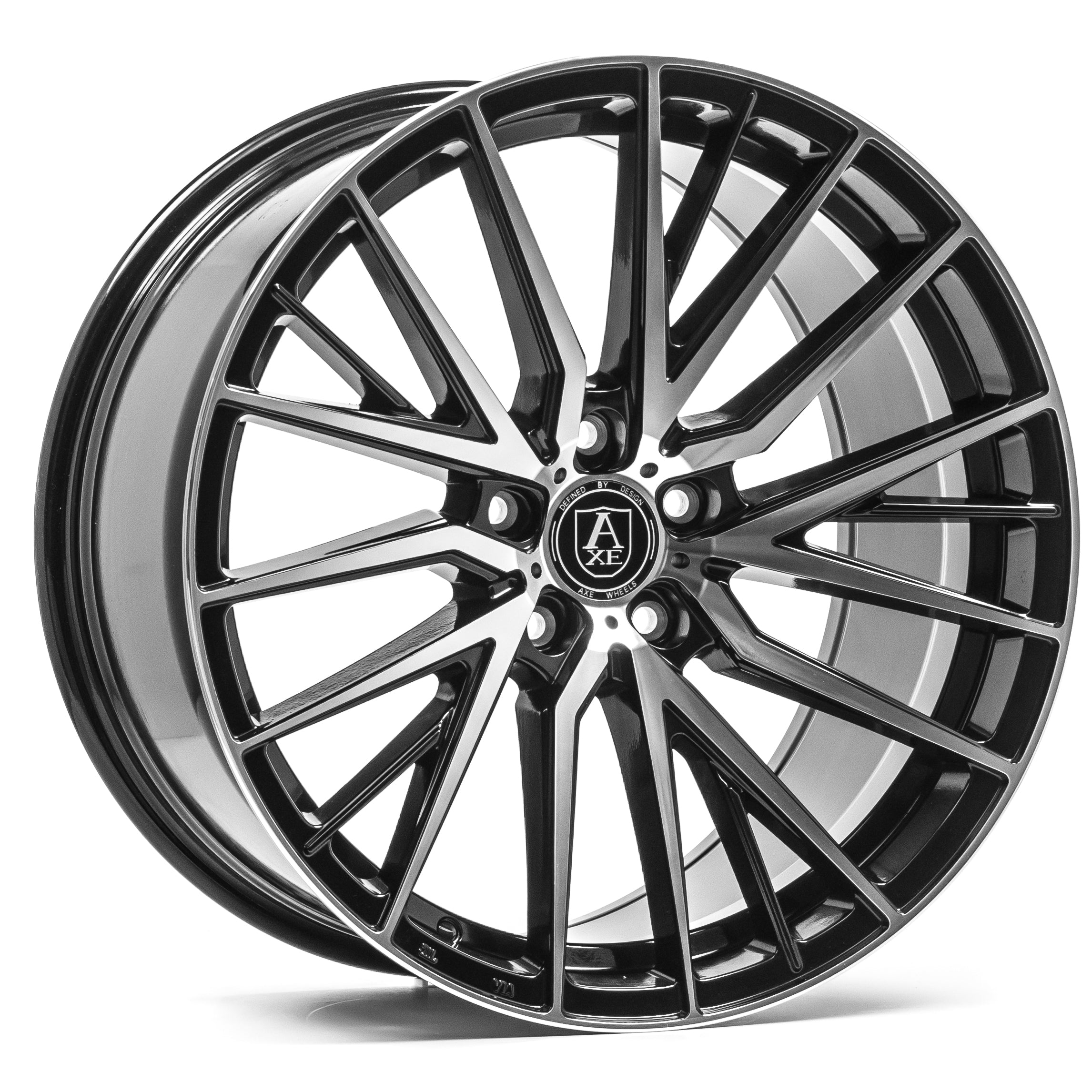 AXE WHEELS EX40 - BLACK AND POLISHED FACE