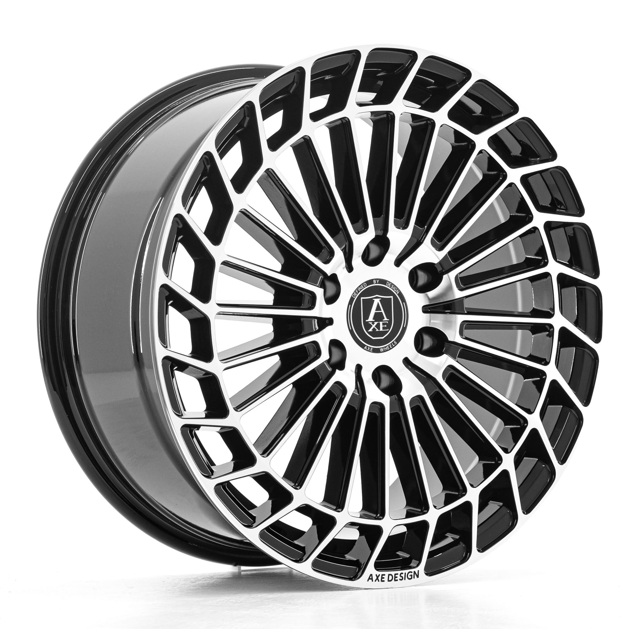 AXE WHEELS EX45 - BLACK AND POLISHED FACE