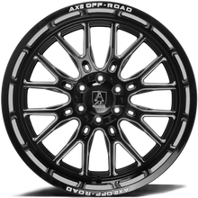 AXE WHEELS ATLAS - GLOSS BLACK MILLED