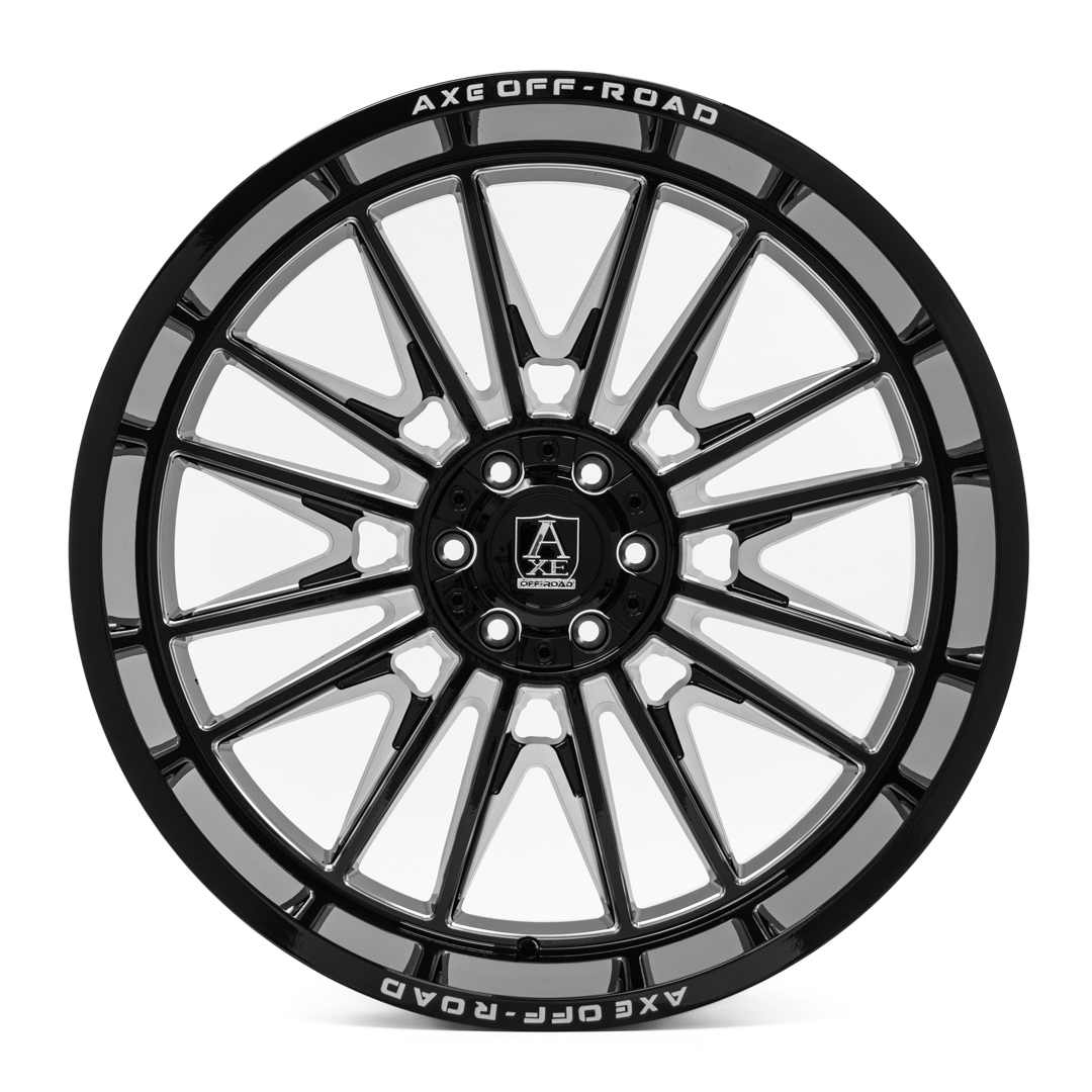 AXE WHEELS ECHO - GLOSS BLACK MILLED