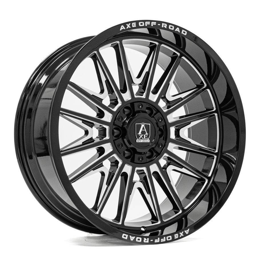 AXE WHEELS ECHO - GLOSS BLACK MILLED