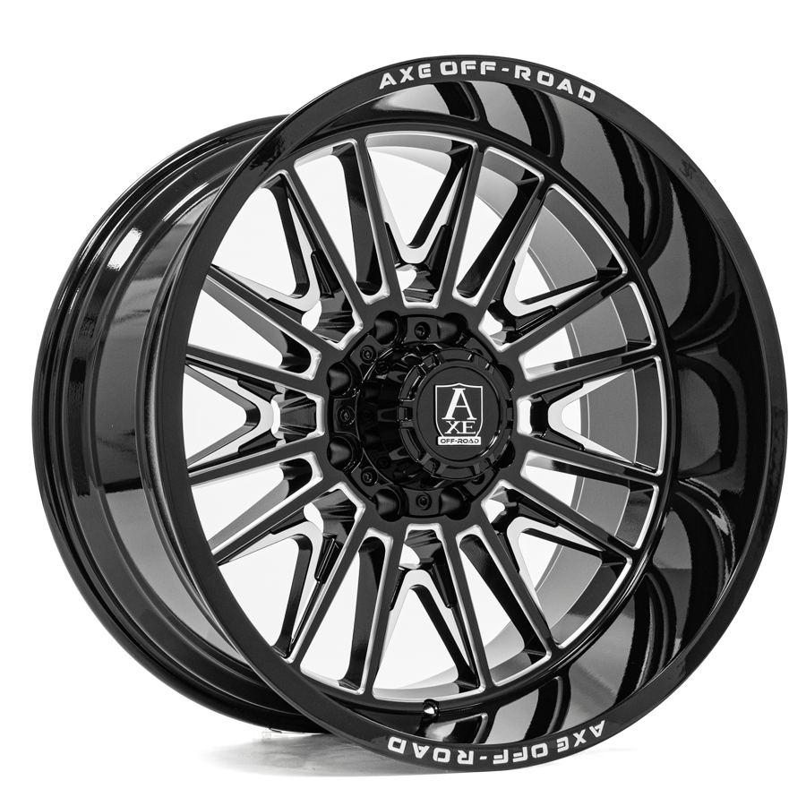 AXE WHEELS ECHO - GLOSS BLACK MILLED