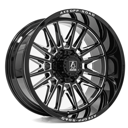 AXE WHEELS ECHO - GLOSS BLACK MILLED
