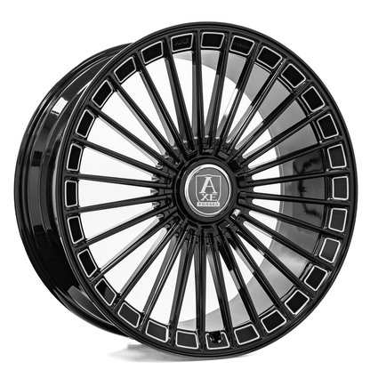 AXE WHEELS FF4-Forged - GLOSS BLACK MILLED