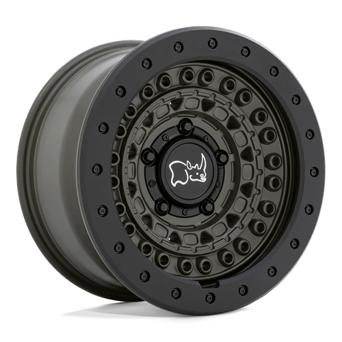 BARRICADE 17X8.5 5X4.5 76 OD-GRN-BLK -18