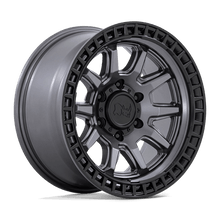 BR CALICO 17X8.5 5X4.5 72 M-GMTL BLK +34