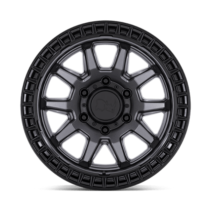 BR CALICO 17X8.5 5X4.5 72 M-GMTL BLK +34