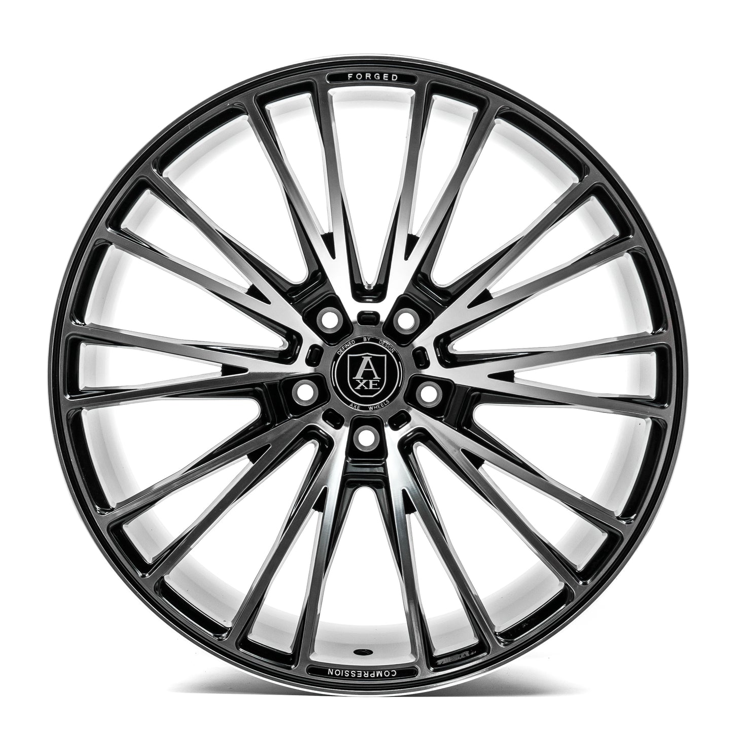 AXE WHEELS CF2 - BLACK AND POLISHED FACE