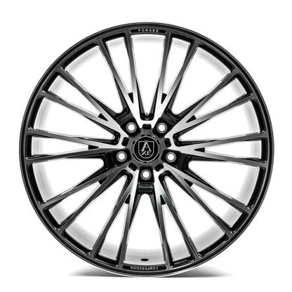 AXE WHEELS CF2 - BLACK AND POLISHED FACE