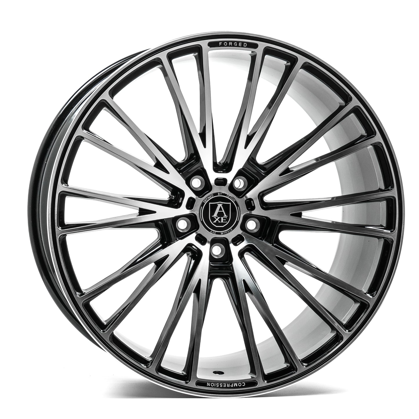 AXE WHEELS CF2 - BLACK AND POLISHED FACE