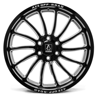 AXE WHEELS CHRONUS - GLOSS BLACK MILLED