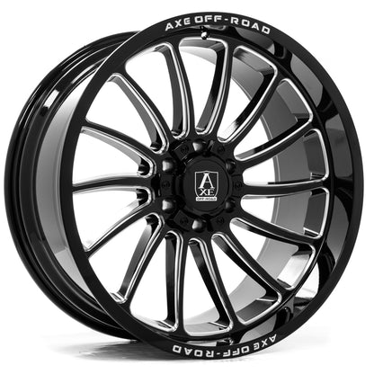 AXE WHEELS CHRONUS - GLOSS BLACK MILLED