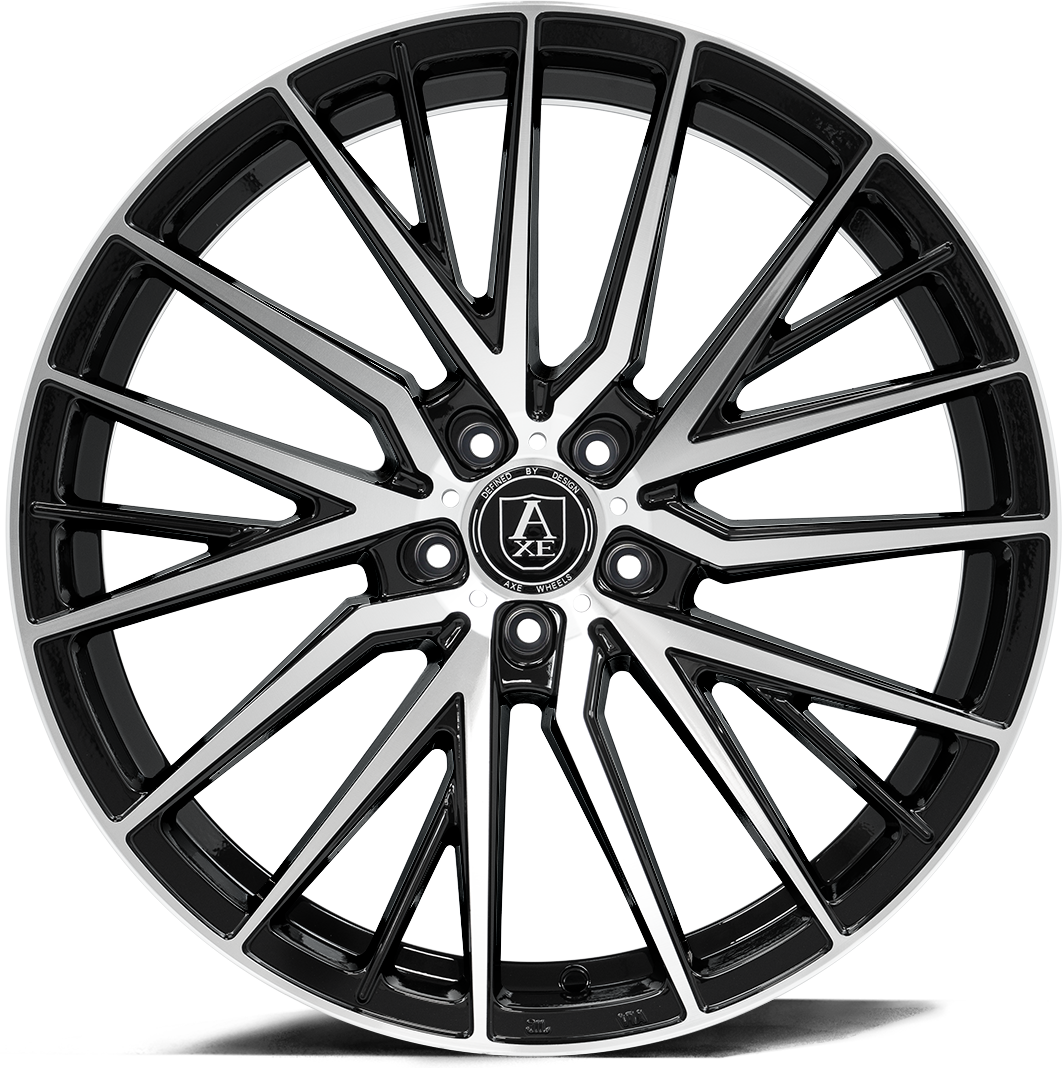 AXE WHEELS EX40 - BLACK AND POLISHED FACE
