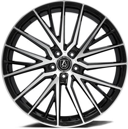 AXE WHEELS EX40 - BLACK AND POLISHED FACE
