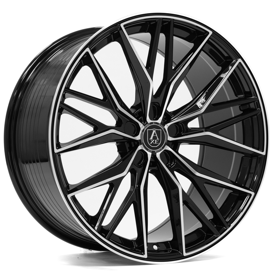 AXE WHEELS EX55 - BLACK AND POLISHED FACE