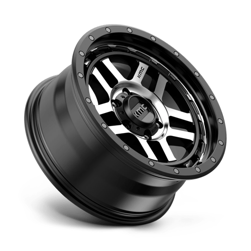 KM540 18X8.5 6X135 S-BLK MACH 00MM