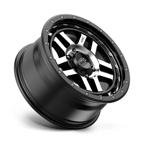 KM540 17X8.5 6X5.5 S-BLK MACH 18MM