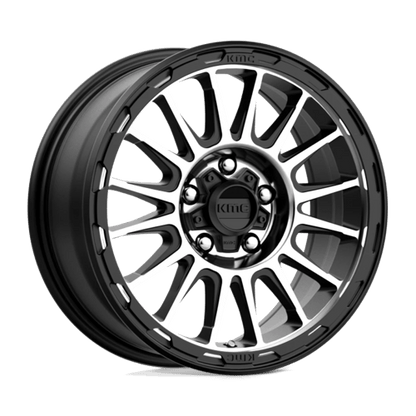 KM542 17X8 6X5.5 S-BLK MACH 20MM