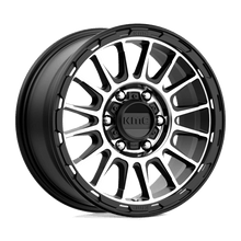 KM542 16X8 6X5.5 S-BLK MACH 00MM
