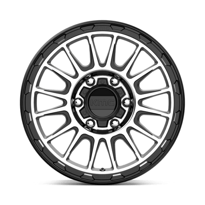 KM542 16X8 6X5.5 S-BLK MACH 00MM