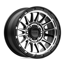 KM542 17X8.5 6X5.5 S-BLK MACH 00MM