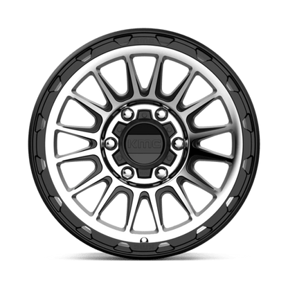 KM542 17X8.5 6X5.5 S-BLK MACH 00MM