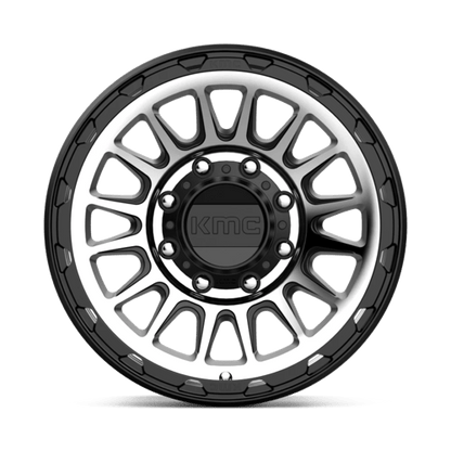 KM542 17X8.5 8X6.5 S-BLK MACH 00MM